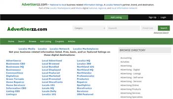 Advertiserzz.com - National to local business related information listings.